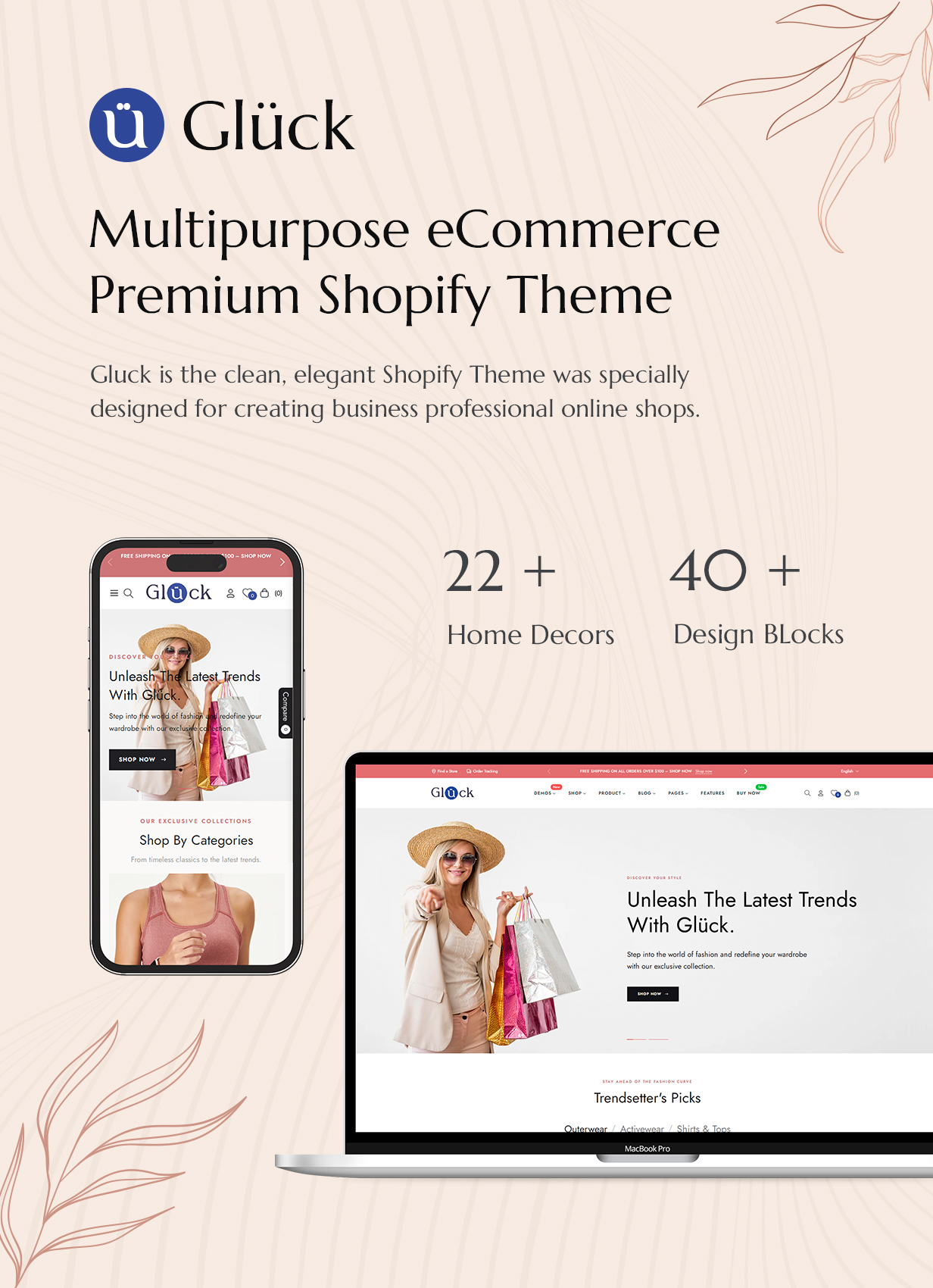 Gluck - Multipurpose eCommerce Shopify 2.0 Theme - 3