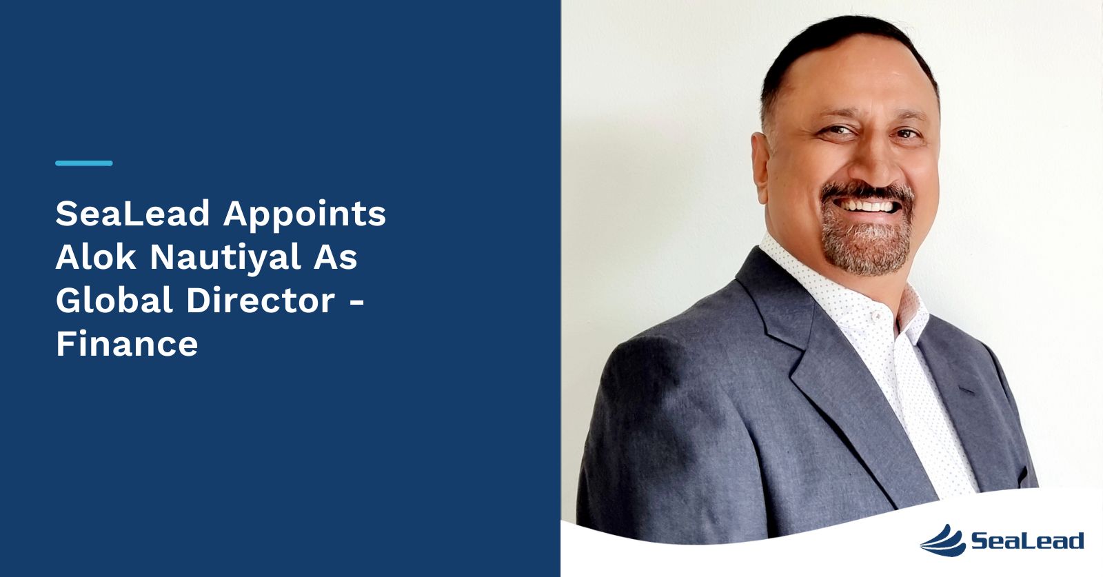 Alok Nautiyal, SeaLead's Global Director of Finance