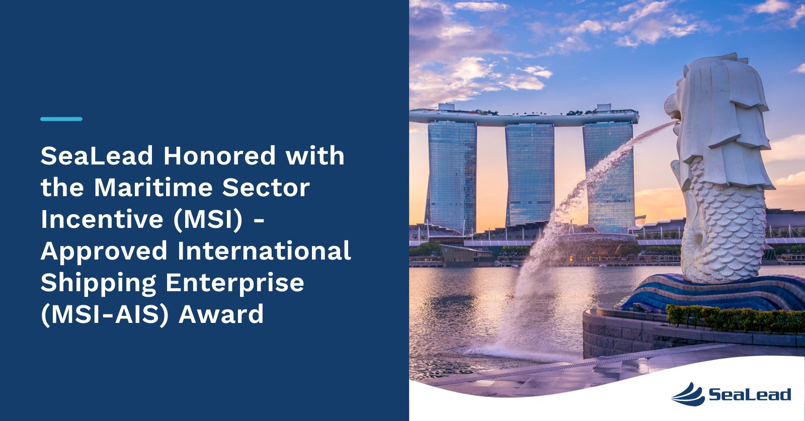 SeaLead Receives MSI-AIS Award