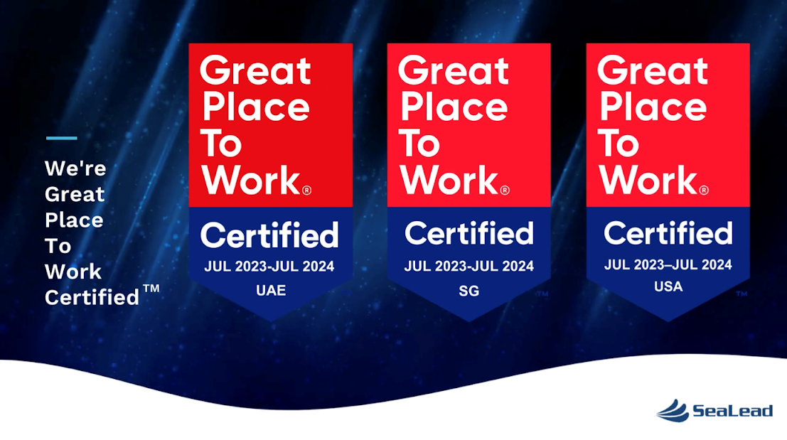 SeaLead Awarded Great Place to Work® Certification