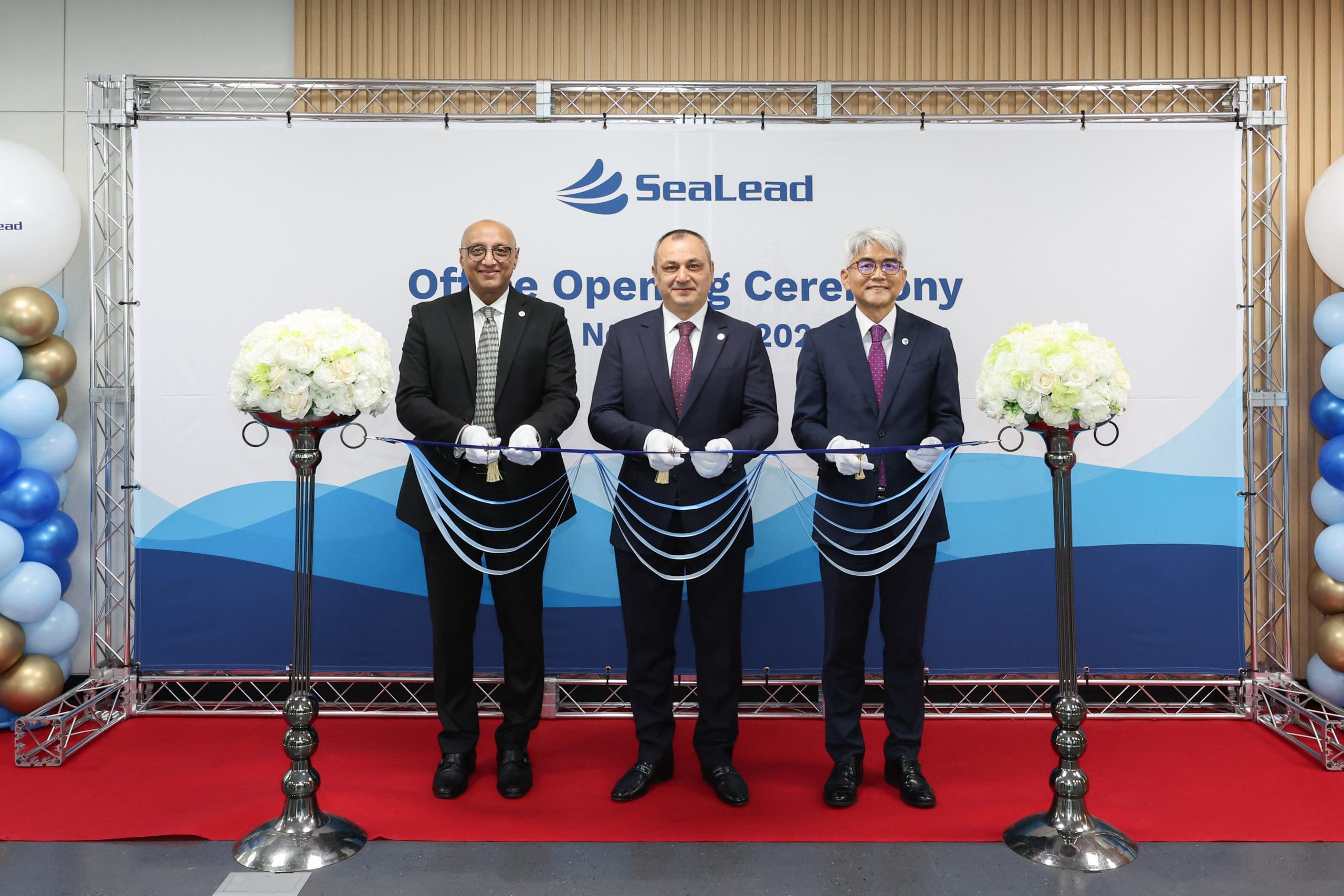Inauguration ceremony of SeaLead's office in South Korea.